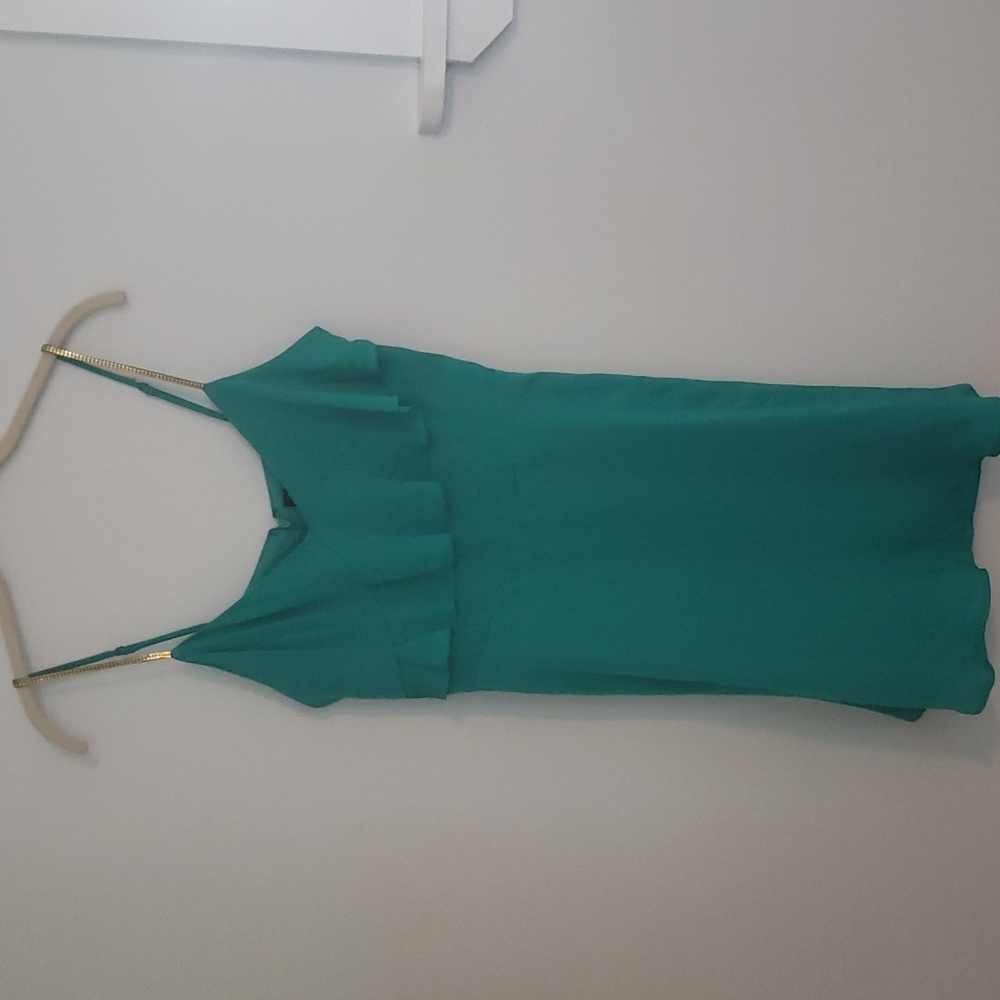 Dress Embellished spaghetti strap green new with Tag Dynamite
